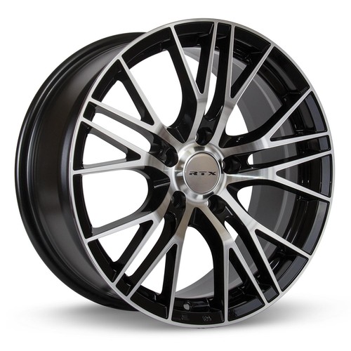 One black machined alloy - 18",