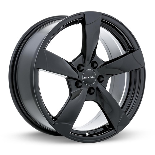 One inch gloss black alloy - 18,