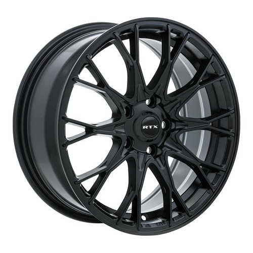 One 17x7 black alloy wheel - alloy,