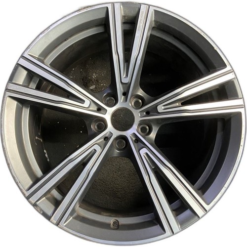 Front bmw machined charcoal - front,